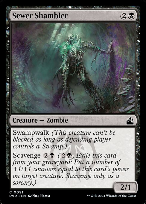 Sewer Shambler - Ravnica Remastered Magic card