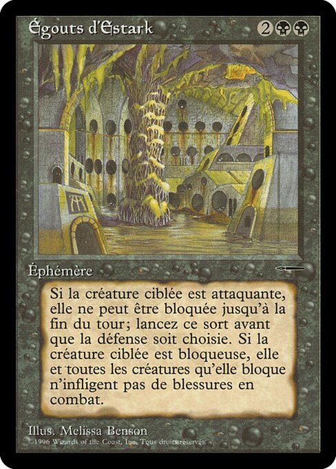 Sewers of Estark - HarperPrism Book Promos (#2) - Illustrated by Melissa A. Benson - Magic: The Gathering Card