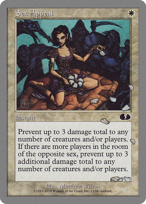 Sex Appeal - Unglued (#13) - Illustrated by Matthew D. Wilson - Magic: The Gathering Card