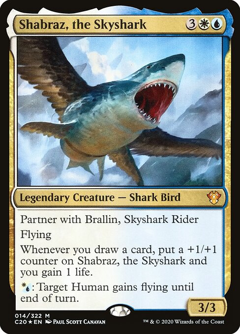 Shabraz, the Skyshark - Commander 2020 Magic card