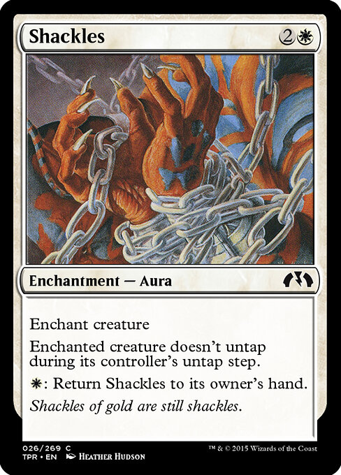 Shackles - Tempest Remastered (#26) - Illustrated by Heather Hudson - Magic: The Gathering Card