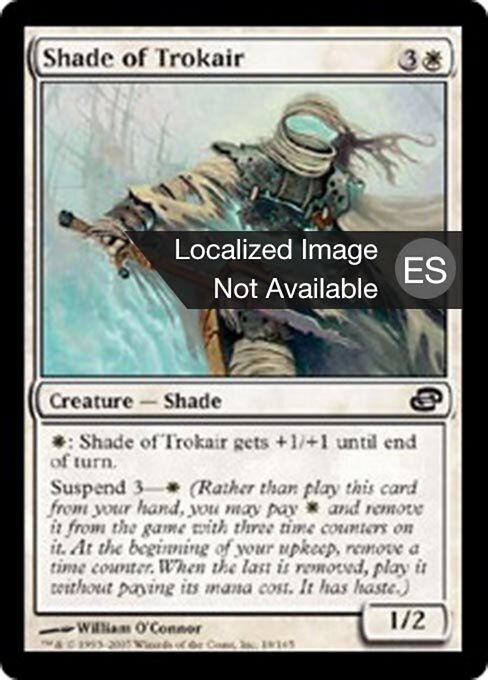 Sombra de Trokair (Shade of Trokair) - Planar Chaos (#18) - Illustrated by William O'Connor - Magic: The Gathering Card