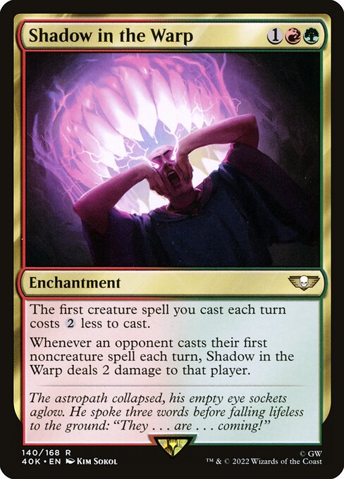 Shadow in the Warp - Warhammer 40,000 Commander Magic card