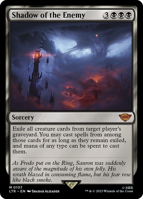 Shadow of the Enemy - The Lord of the Rings: Tales of Middle-earth Magic card