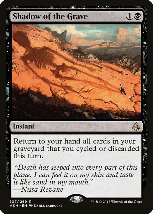 Shadow of the Grave - Amonkhet (#107) - Illustrated by Darek Zabrocki - Magic: The Gathering Card