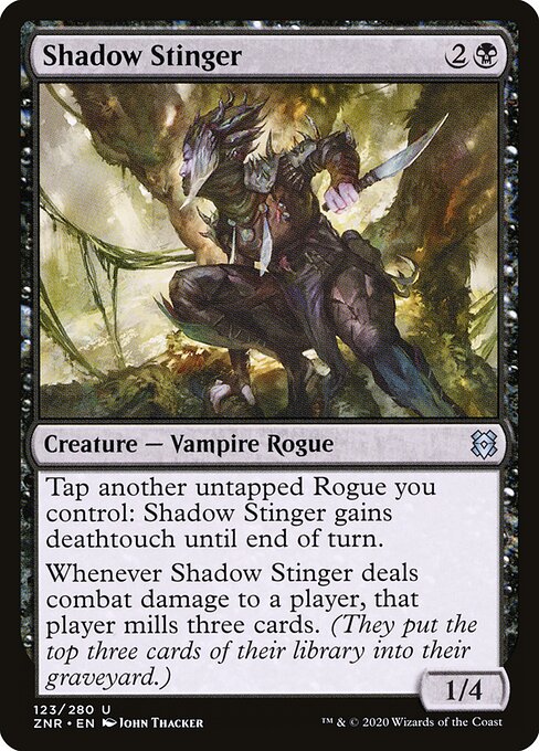 Shadow Stinger - Zendikar Rising Magic card
