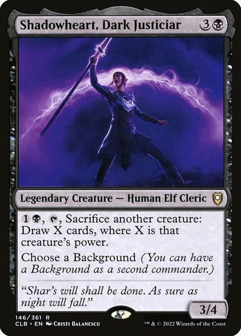 Shadowheart, Dark Justiciar - Commander Legends: Battle for Baldur's Gate Magic card
