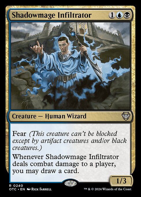 Shadowmage Infiltrator - Outlaws of Thunder Junction Commander Magic card