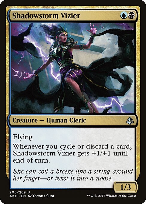 Shadowstorm Vizier - Amonkhet Magic card