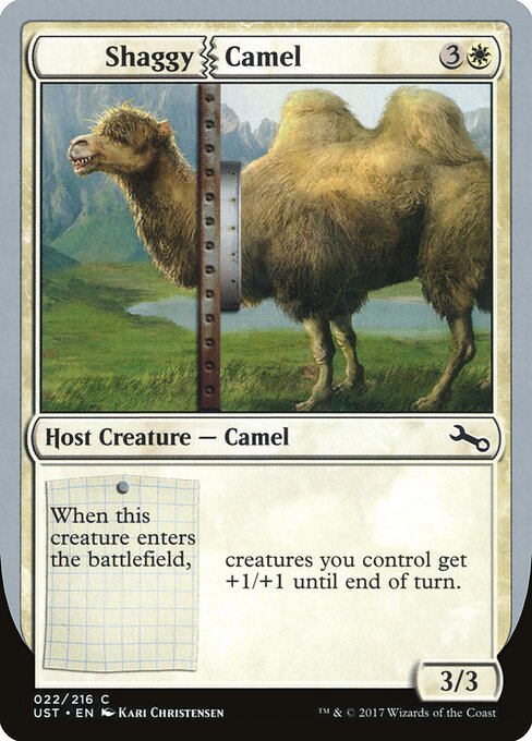 Shaggy Camel - Unstable Magic card