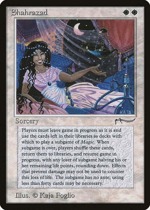 Shahrazad - Arabian Nights Magic card