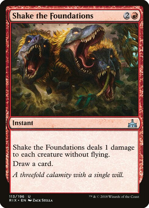 Shake the Foundations - Rivals of Ixalan Magic card