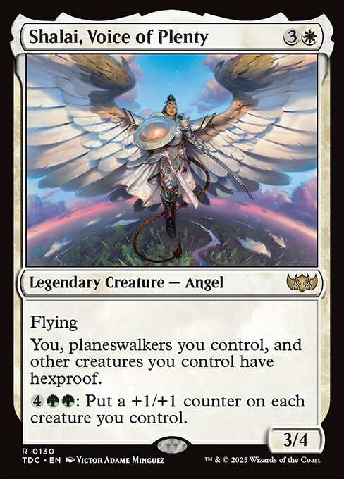 Shalai, Voice of Plenty - Tarkir: Dragonstorm Commander Magic card