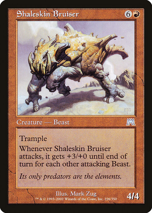 Shaleskin Bruiser - Onslaught Magic card