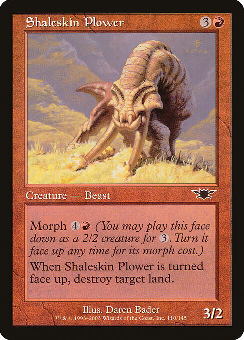 Shaleskin Plower - Legions Magic card