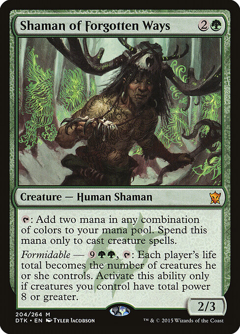 Shaman of Forgotten Ways - Dragons of Tarkir Magic card