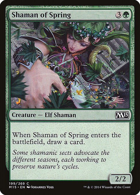 Shaman of Spring - Magic 2015 Magic card