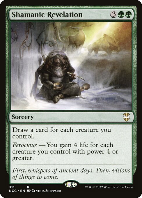 Shamanic Revelation - New Capenna Commander Magic card