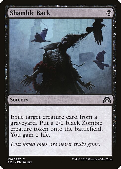 Shamble Back - Shadows over Innistrad Magic card