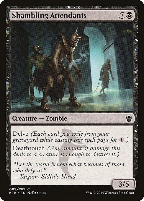 Shambling Attendants - Khans of Tarkir Magic card