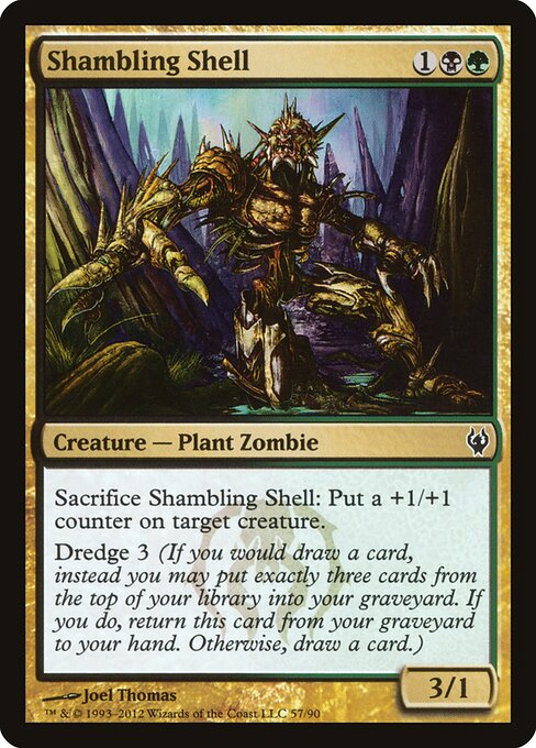 Shambling Shell - Duel Decks: Izzet vs. Golgari (#57) - Illustrated by Joel Thomas - Magic: The Gathering Card