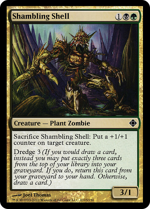 Shambling Shell - Magic Online Theme Decks (#A105) - Illustrated by Joel Thomas - Magic: The Gathering Card