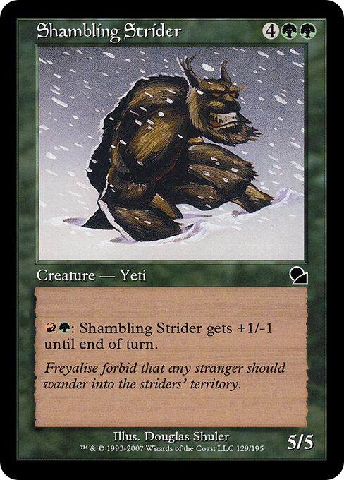 Shambling Strider - Masters Edition Magic card