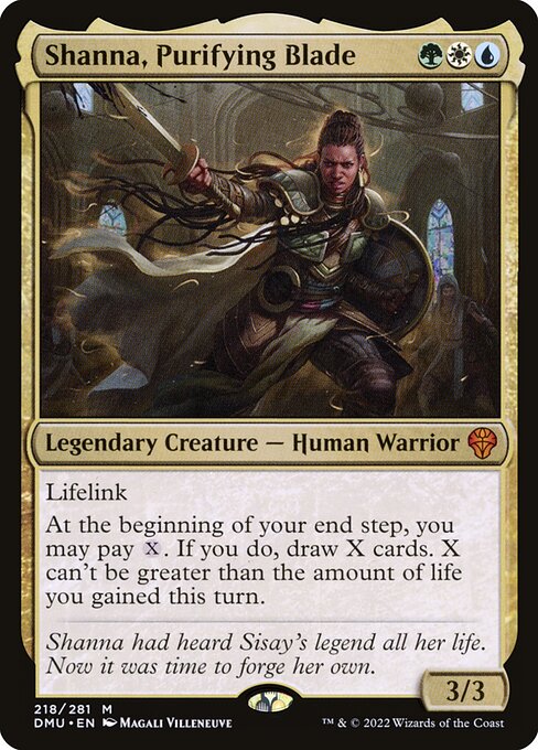 Shanna, Purifying Blade - Dominaria United Magic card