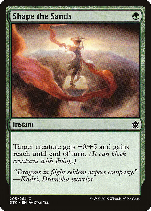 Shape the Sands - Dragons of Tarkir Magic card