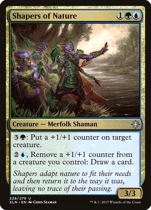 Shapers of Nature - Ixalan Magic card