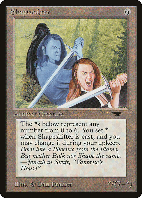 Shapeshifter - Fourth Edition Foreign Black Border (#345) - Illustrated by Dan Frazier - Magic: The Gathering Card