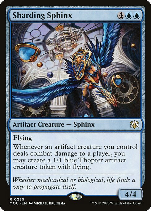 Sharding Sphinx - March of the Machine Commander Magic card
