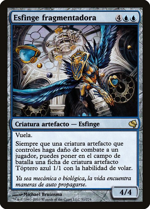 Esfinge fragmentadora (Sharding Sphinx) - Salvat 2011 (#51) - Illustrated by Michael Bruinsma - Magic: The Gathering Card
