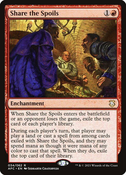Share the Spoils - Forgotten Realms Commander Magic card