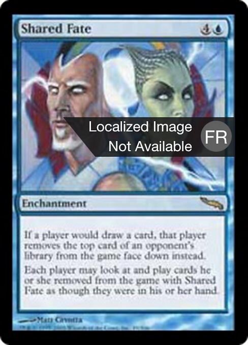 Destino Comune (Shared Fate) - Mirrodin (#49) - Illustrated by Matt Cavotta - Magic: The Gathering Card