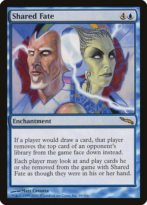 Shared Fate - Mirrodin (#49) - Illustrated by Matt Cavotta - Magic: The Gathering Card