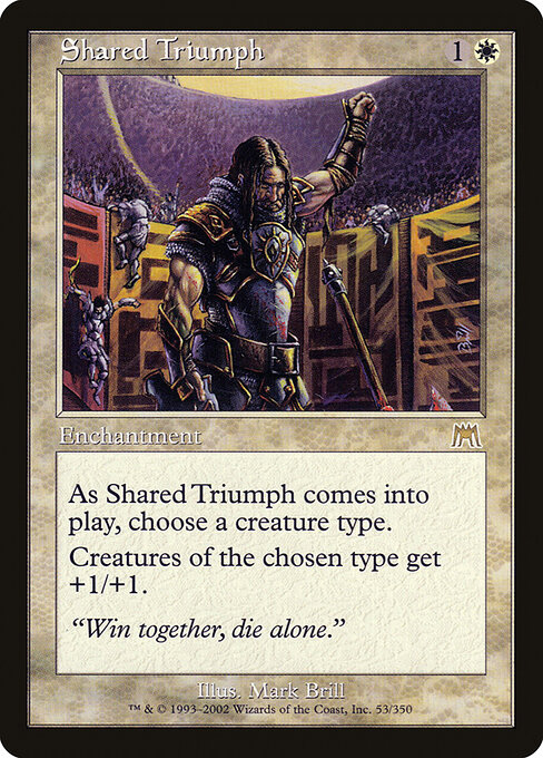 Shared Triumph - Onslaught Magic card