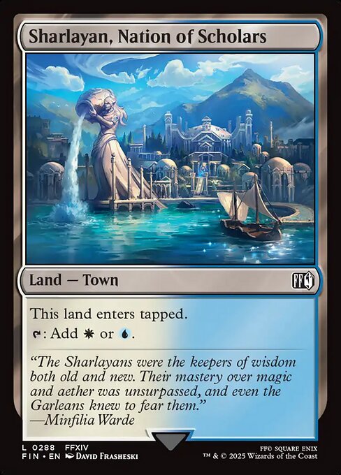 Sharlayan, Nation of Scholars - Final Fantasy Magic card