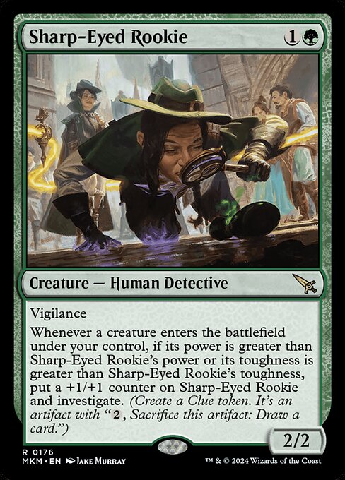 Sharp-Eyed Rookie - Murders at Karlov Manor Magic card