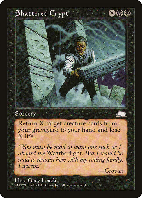 Shattered Crypt - Weatherlight Magic card