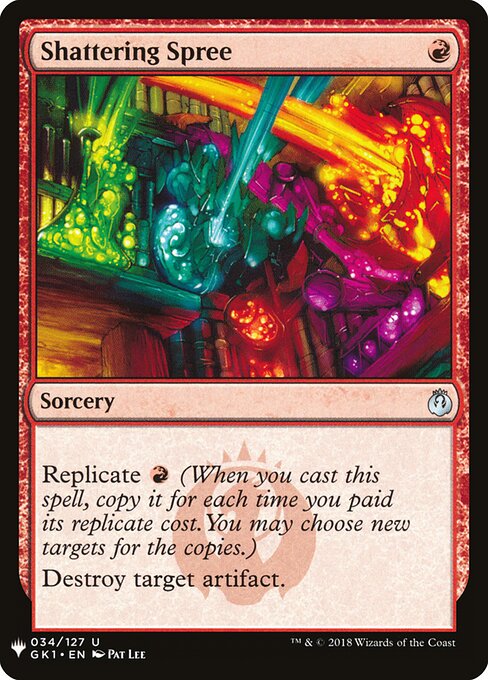 Baldoria Devastante (Shattering Spree) - Guildpact (#75) - Illustrated by Pat Lee - Magic: The Gathering Card