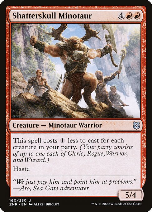 Shatterskull Minotaur - Zendikar Rising Magic card