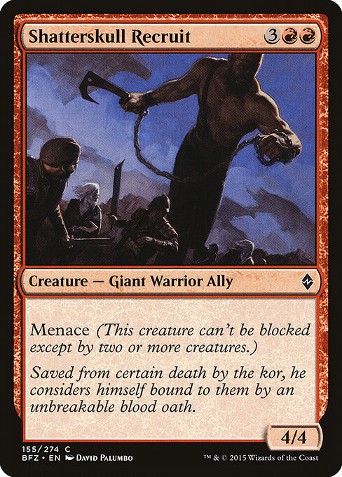 Shatterskull Recruit - Battle for Zendikar Magic card