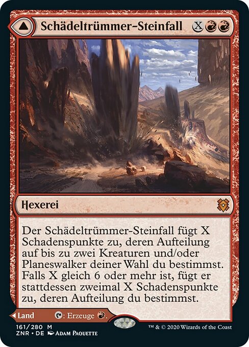 Shatterskull Smashing // Shatterskull, the Hammer Pass - Zendikar Rising (#161) - Illustrated by Adam Paquette - Magic: The Gathering Card