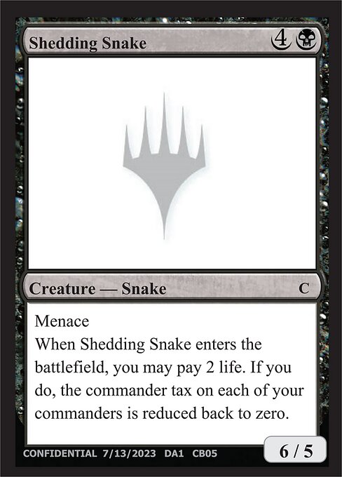 Shedding Snake - Unknown Event (#CB05) - Magic: The Gathering Card