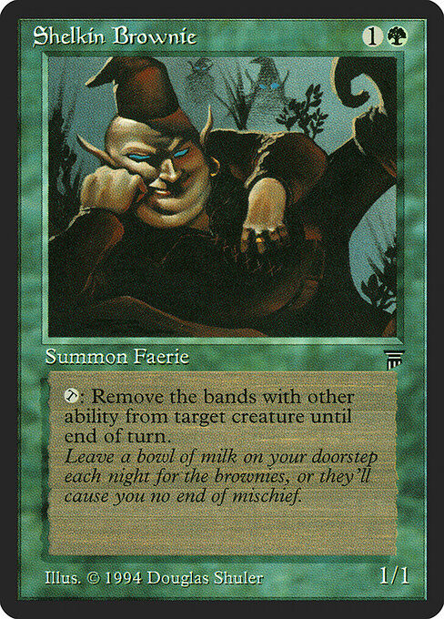 Shelkin Brownie - Legends Magic card