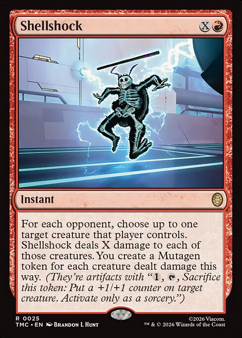 Décharge de carapace (Shellshock) - Teenage Mutant Ninja Turtles Eternal (#25) - Illustrated by Brandon L. Hunt - Magic: The Gathering Card
