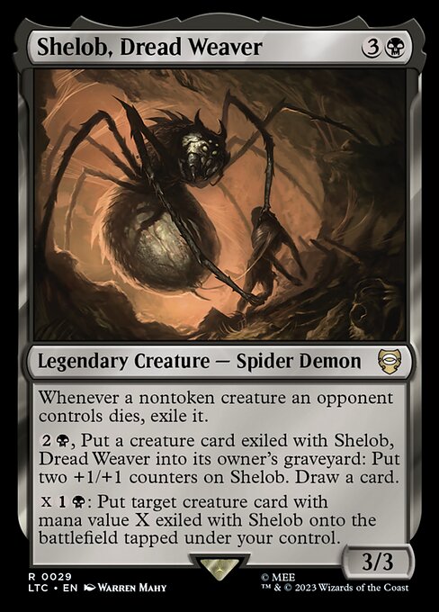 Shelob, Dread Weaver - Tales of Middle-earth Commander Magic card