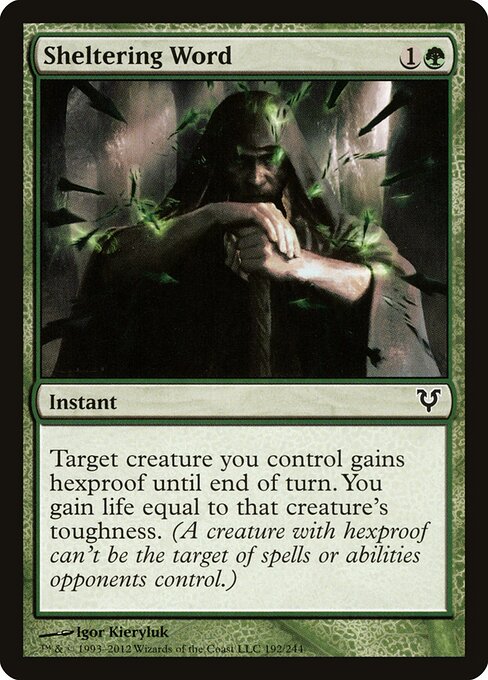 Sheltering Word - Avacyn Restored Magic card