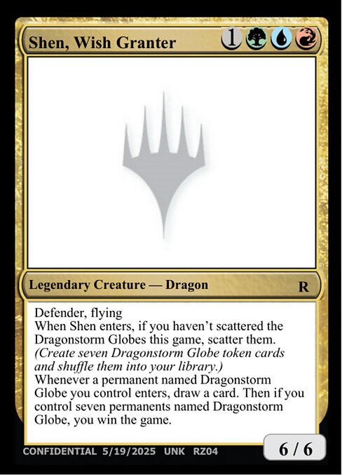 Shen, Wish Granter - Unknown Event (#RZ04q) - Magic: The Gathering Card
